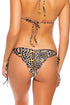 Luli Fama Wildin Out Wavy Ruched Back Tie Side Bottom